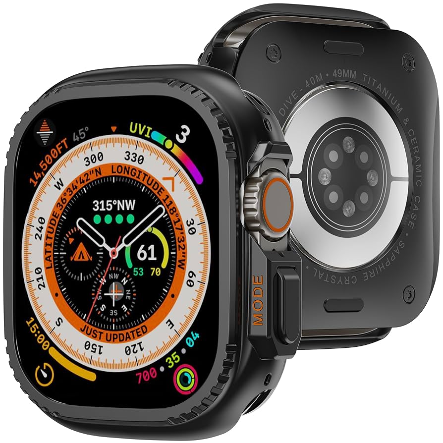 Amazon.co.jp: Zumyzu for アップルウォッチ カバー 49mm Apple